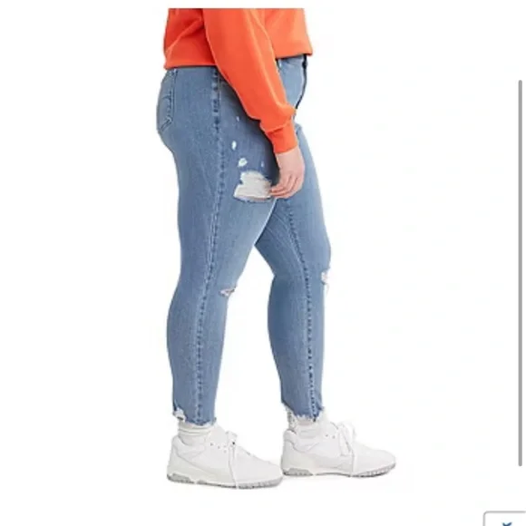 Levi’s 720 high rise distressed skinny jeans - Picture 2 of 11